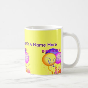 Tasses personnalisées d'anniversaire