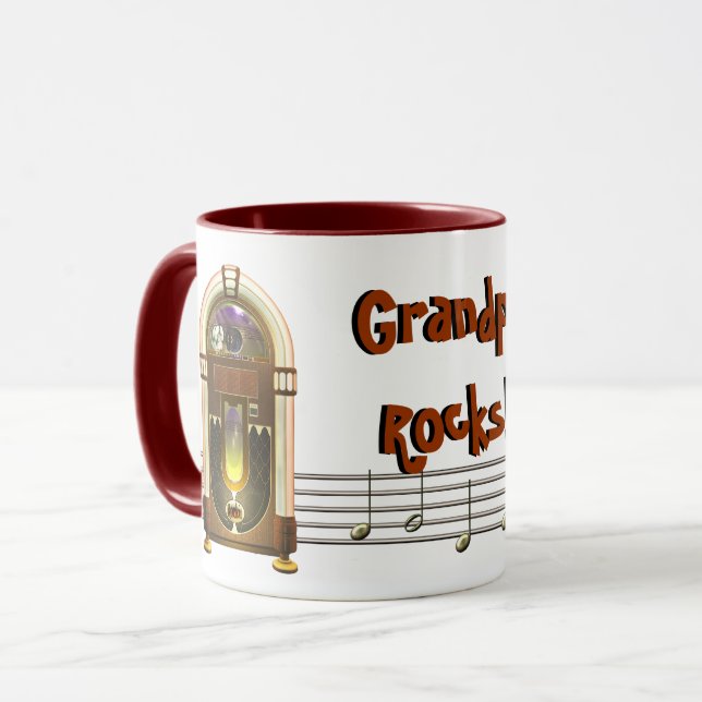 Tasses personnalisées par juke-box (Devant gauche)