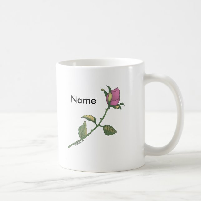 Tasses personnalisées Rose Rose (Droite)