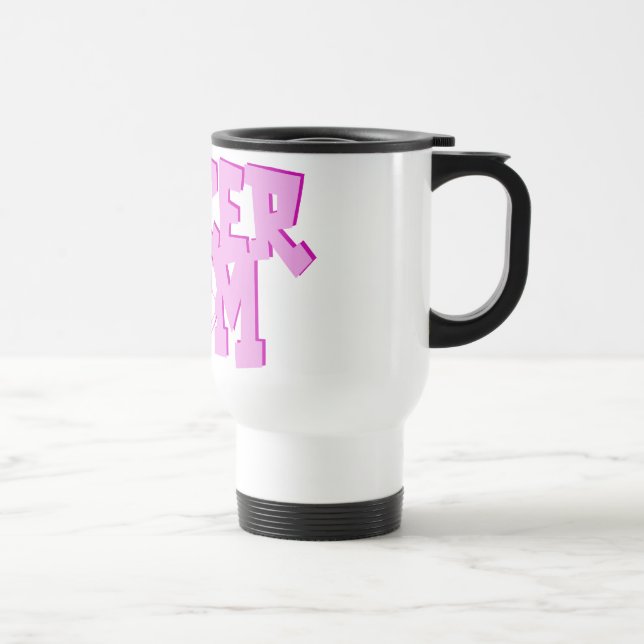 Tasses roses de maman du football (Droite)