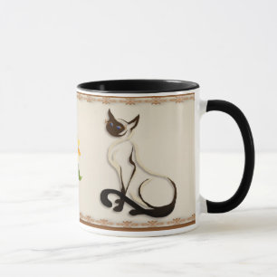 Tasses siamoises se reposantes de Kitty
