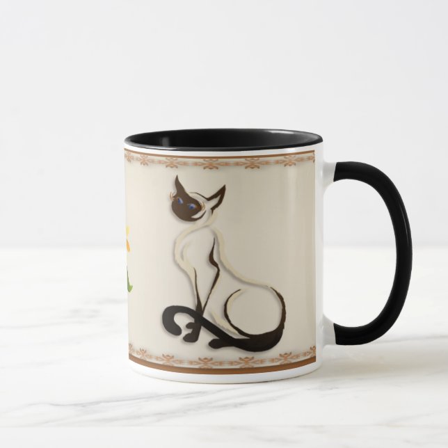Tasses siamoises se reposantes de Kitty (Droite)