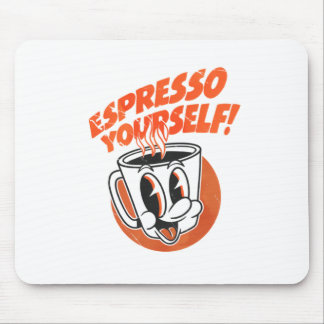 Tassez-vous drôle Amateur de café tapis de souris