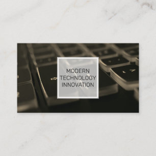 Tastatur Coder Programmierer Visitenkarte