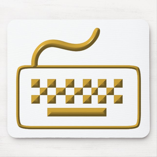 Tastatur des Computers Mousepad (Vorne)