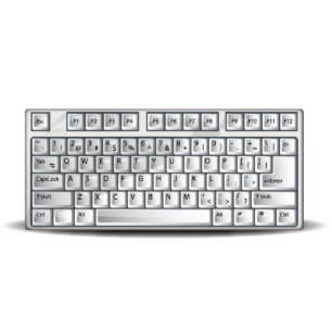 Tastatur Fotoskulptur Magnet