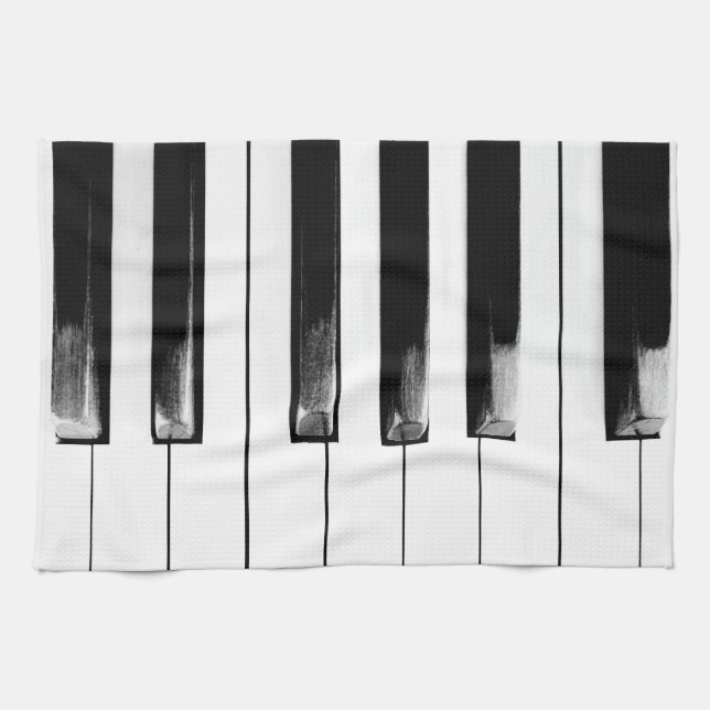 Tastatur für antike Piano-Keys Handtuch (Horizontal)