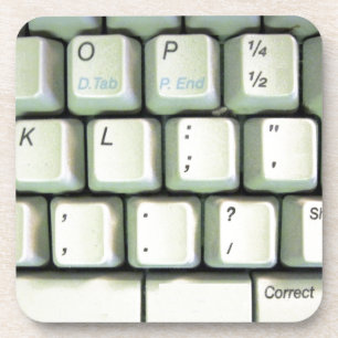 Tastatur für Schreibmaschine Getränkeuntersetzer