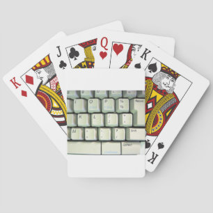 Tastatur für Schreibmaschine Spielkarten
