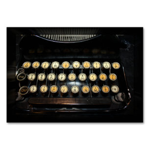 Tastatur für Vintage Schreibmaschinen Tischnummer