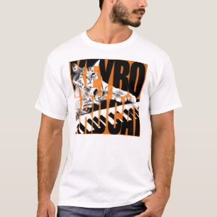 Tastatur-Katze - Block - T-Shirt