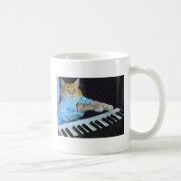 Tastatur-Katze Coffe Tasse!