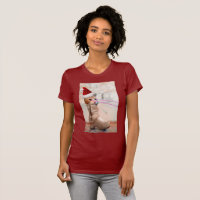 Tastatur-Katze SANKT im SCHUH-T - Shirt