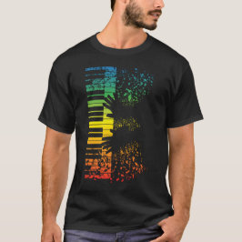 Tastatur-Klavier-Geschenk-Musik-Musiker-Instrument T-Shirt