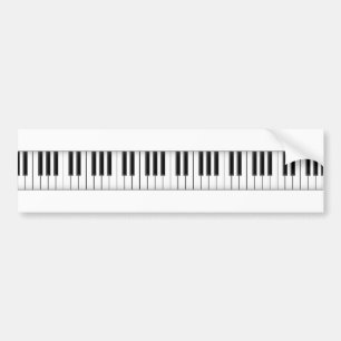 Tastatur-/Klavier-Schlüssel: Autoaufkleber