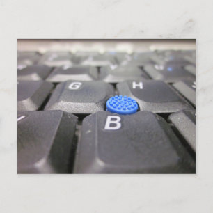 Tastatur-Postkarte Postkarte