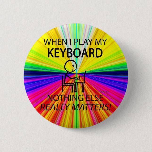 Tastatur spielt keine Rolle Button (Vorderseite)