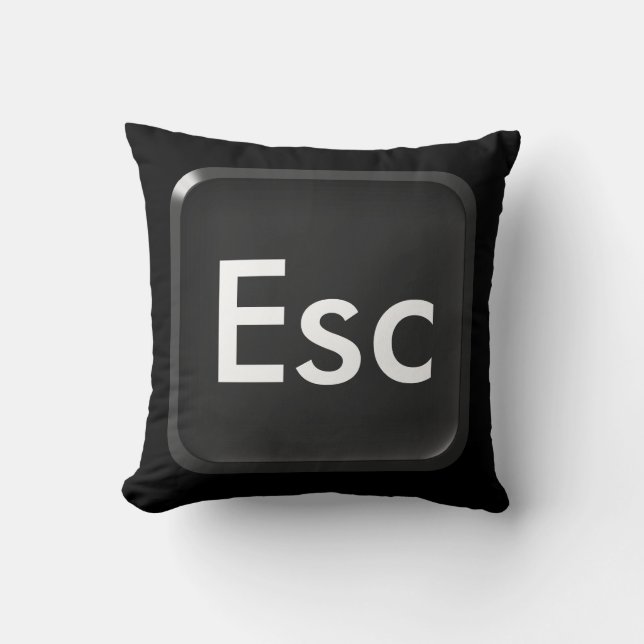 Tastatur-Taste- ESC Kissen (Vorderseite)