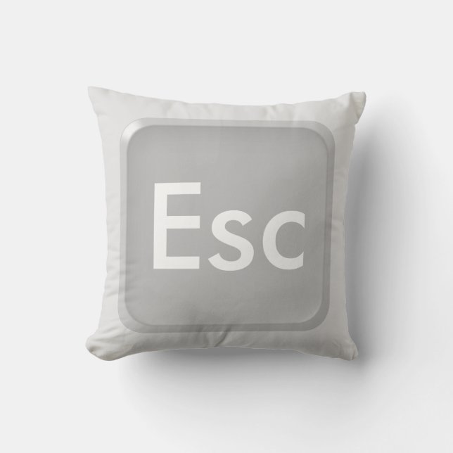 Tastatur-Taste- ESC Kissen (Vorderseite)