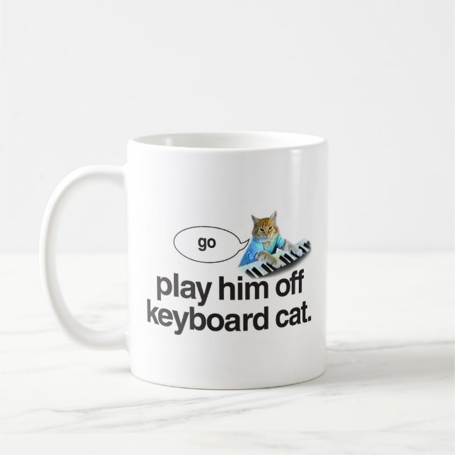 Tastaturkatze gehen Tasse (Links)