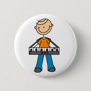 Tastaturknopf mit Strichmännchen Button