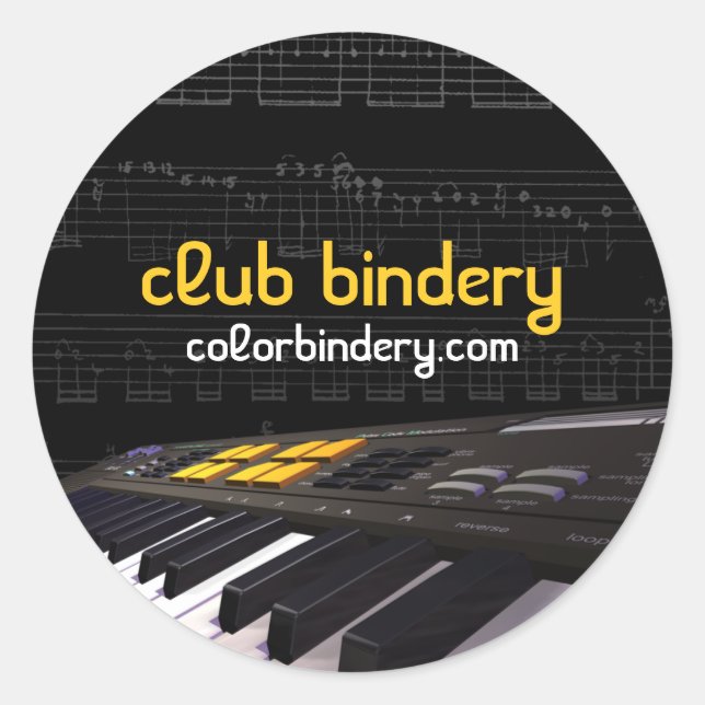 Tastaturnotiz Frenzy-Werbeaktion-Sticker Runder Aufkleber (Vorderseite)