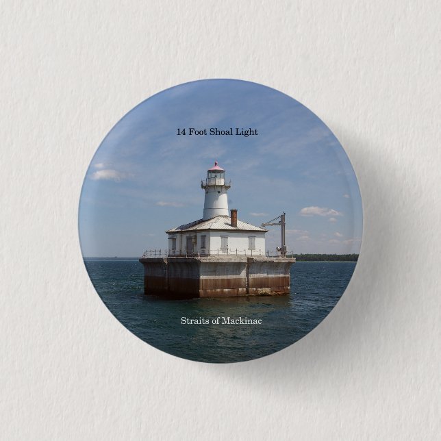 Taste 14 Foot Shoal Light Button (Vorderseite)