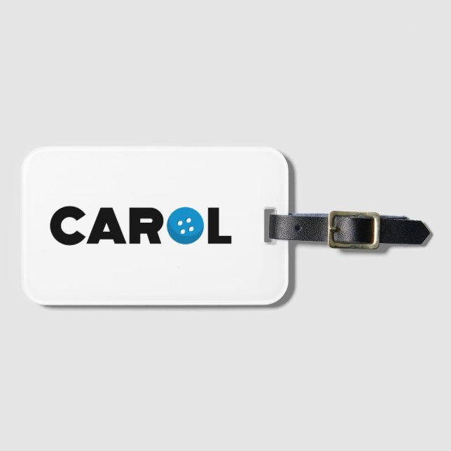 Taste Carol Gepäckanhänger (Vorderseite (Horizontal))