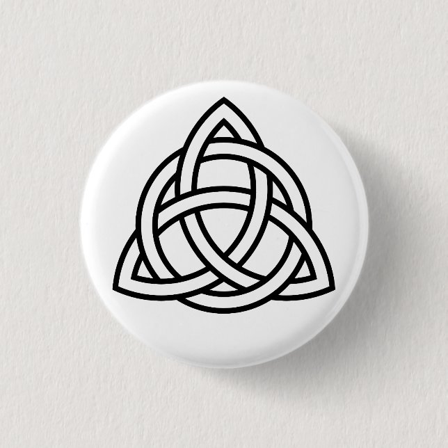 Taste Celtic Triquetra (Trinity) Button (Vorderseite)