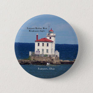 Taste "Fairport Harbour West Breakwater Light" Button