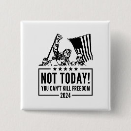 Taste für Demokratie Trump 2024 Button