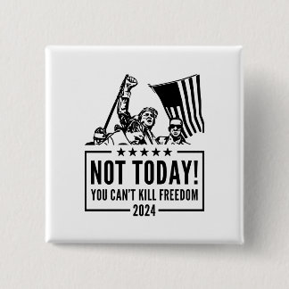 Taste für Demokratie Trump 2024 Button