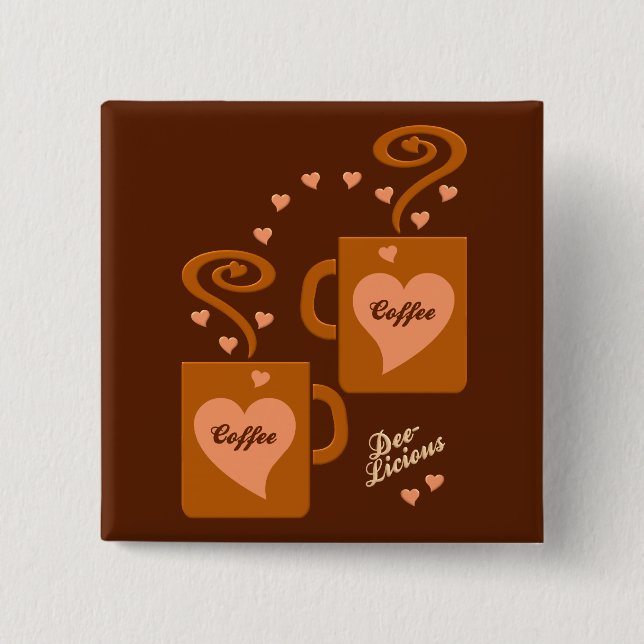 Taste für Kaffeeliebhaber, anpassen Button (Vorderseite)