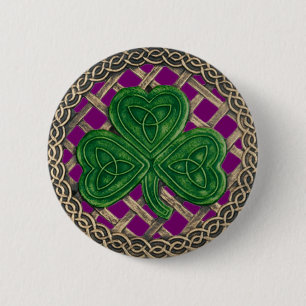 Taste für Kleeblatt und Keltenknochen Lila Button