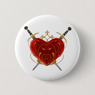 Taste Herz und Gepäck Button