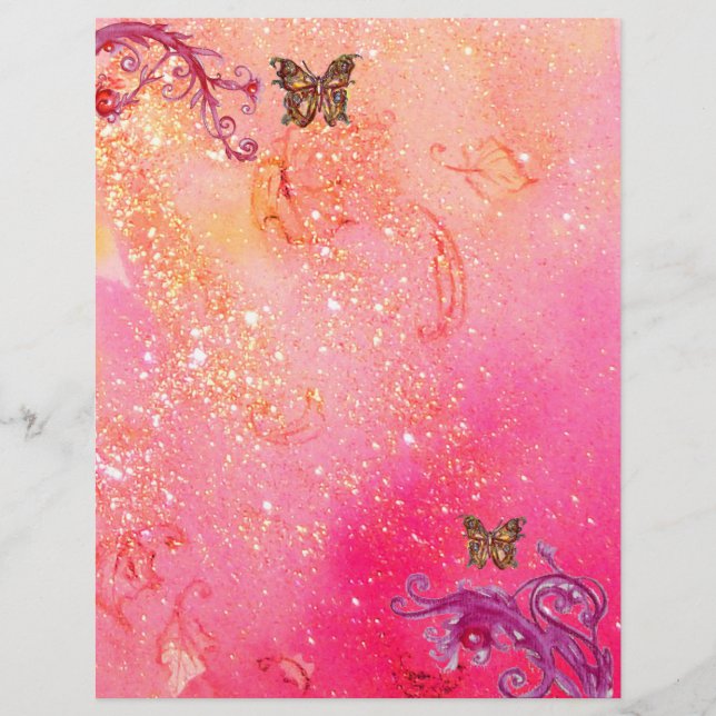 TASTE IN GLITZERN, rosa (Vorderseite)