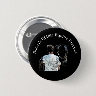 Taste "Mann mit dunklem Pferd" Button
