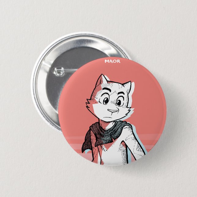 Taste "MAOR 2¼" - "Bold"-Serie: Maor Button (Vorne & Hinten)