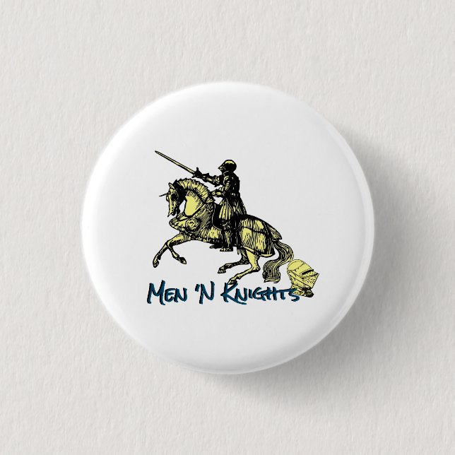 Taste "Men N Knights" Button (Vorderseite)