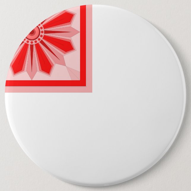 Taste mit Kunst der Blume Button (Vorderseite)