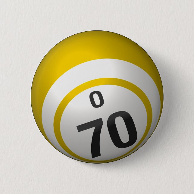 Taste O 70 Bingo Button (Vorderseite)