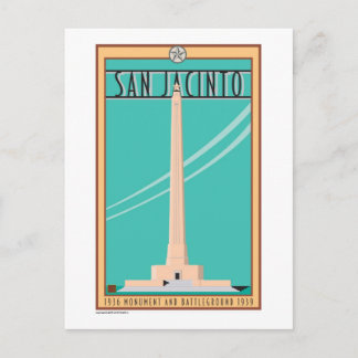 TASTE TEXAS-San Jacinto Denkmal- Postkarte