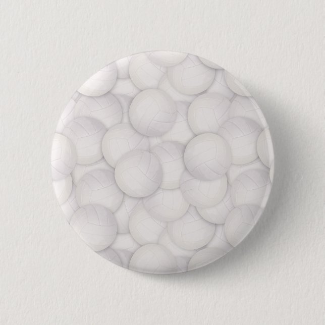 Taste Volleyball-Muster Button (Vorderseite)