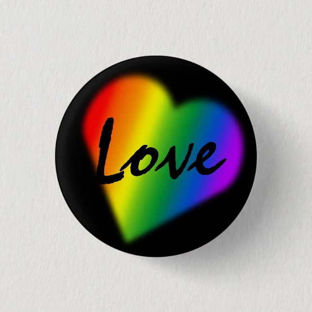 Tasten für Gay Pride Liebe für den gleichen Geschl Button (Vorderseite)