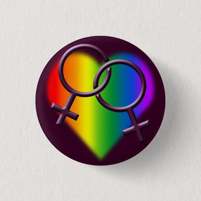Tasten für Gay Pride Liebe für den gleichen Geschl Button (Vorderseite)