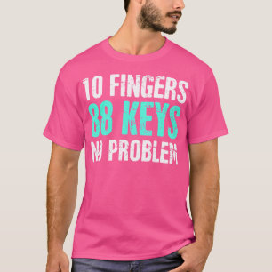 Tasten - Lustige Klavierstunden Klavierspieler  Kl T-Shirt