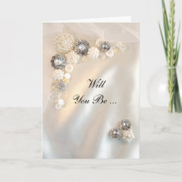 Tasten von Pearl Diamonds werden Sie meine Bridesm Einladung