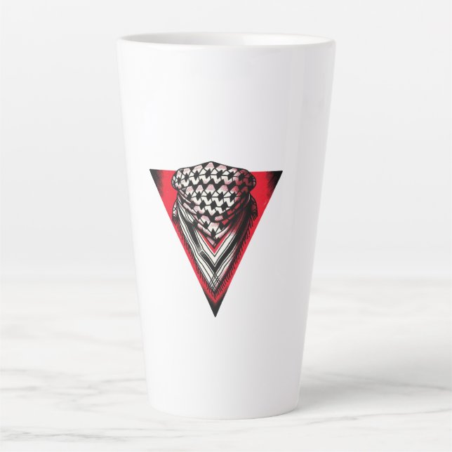 Tastenanschlag für das rote Dreieck Milchtasse (Vorderseite)