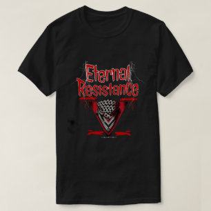 Tastenanschlag für das rote Dreieck T-Shirt