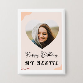 Tastenkombination aus geschweißtem Herzmetall Button